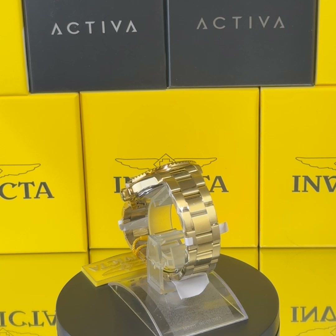 Invicta Pro Diver Men 40 mm Stainless Steel Gold Silver Dial Pc32 Watch – 40mm