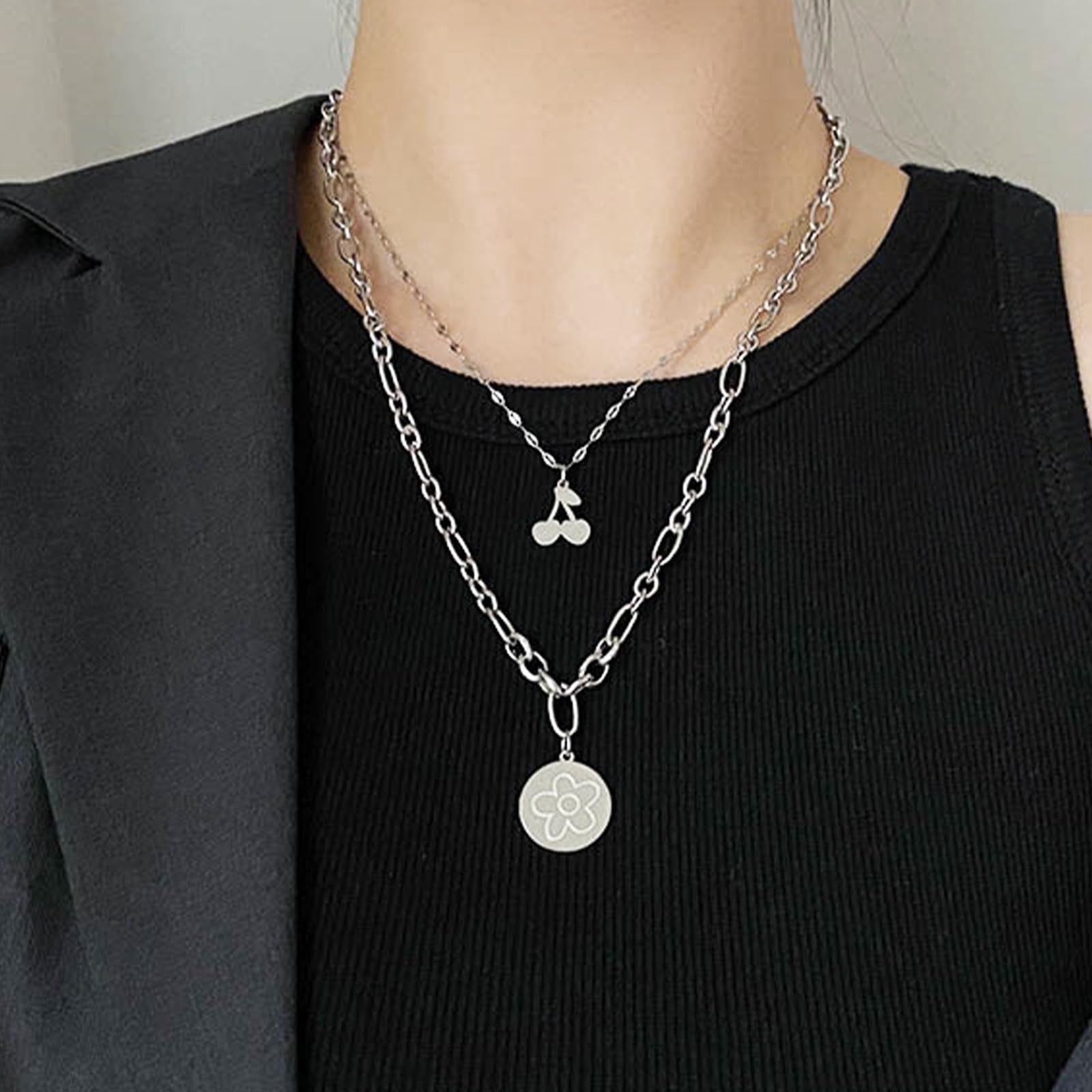 NEWITIN 69 Pieces Silver Jewelry Set for Women Fashion