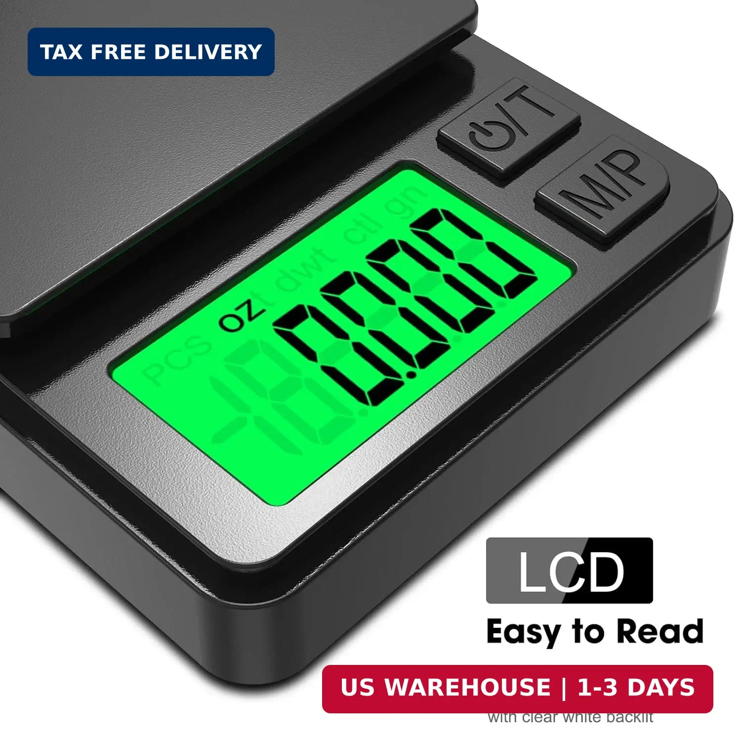 1000g x 0.01g Digital Pocket Scale LCD Jewelry Gold Coin Gram Weight Scale