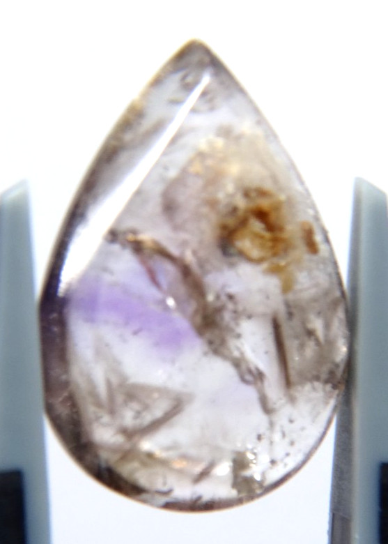 IP25 Super Seven melody stone amethyst 7.36ct 12x18x5mm pear shape