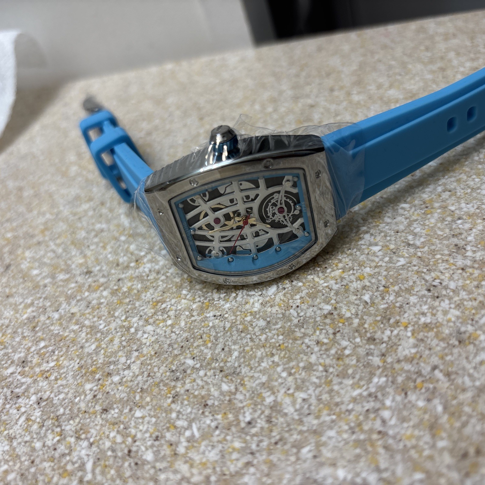 #2 IceTime 33mm Blue Dial Steel Ladies Watch 0.10ct Diamonds IT25