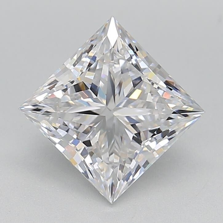 Lab Grown 2.23 Cts PRINCESS Cut IGI Certified CVD Diamond E Color VVS2 Clarity