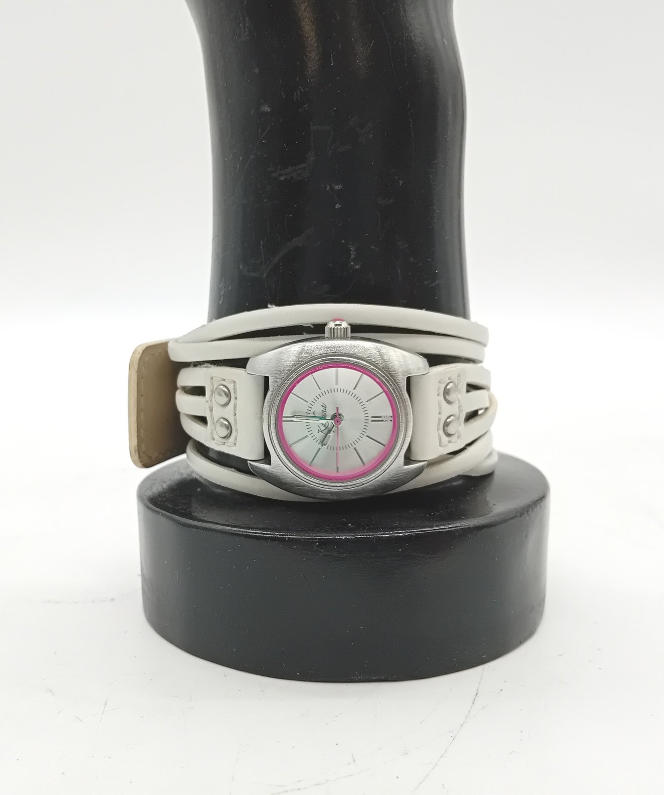 KAHUNA Women’s White Pink Dial Multi-Strap Wristwatch Pre-Loved