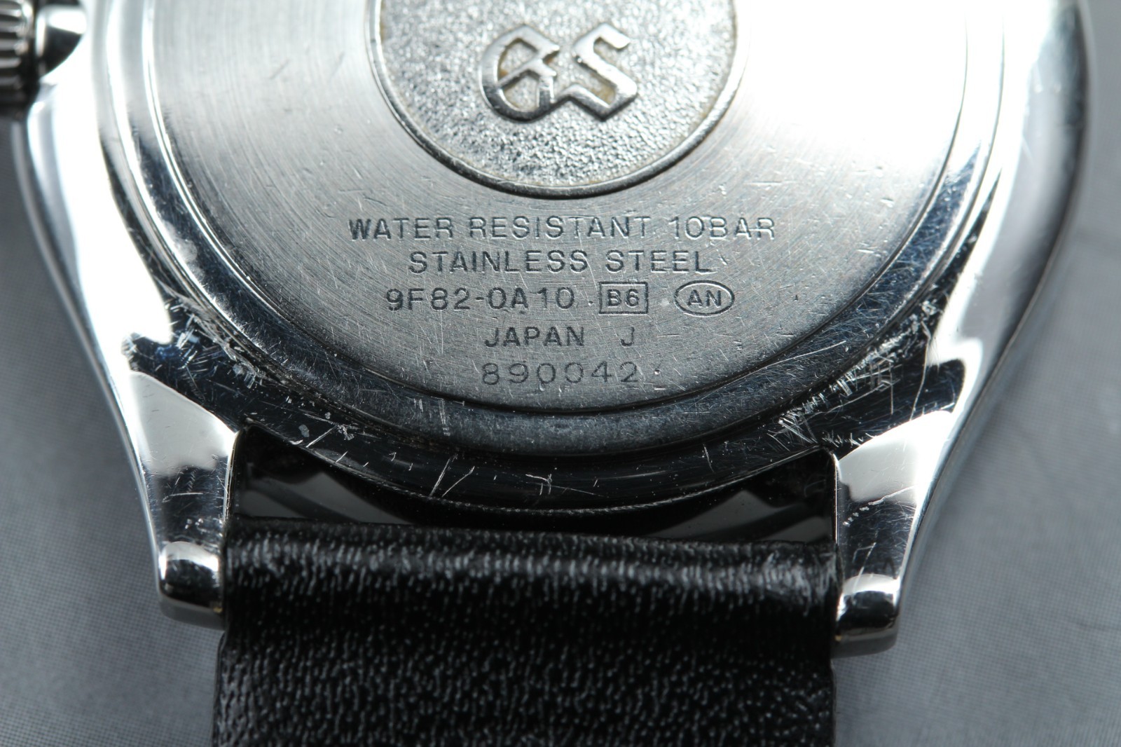 Vintage [Exc+5] GRAND SEIKO 9F62-0A10 Silver 36mm Men’s Quartz Watch From JAPAN