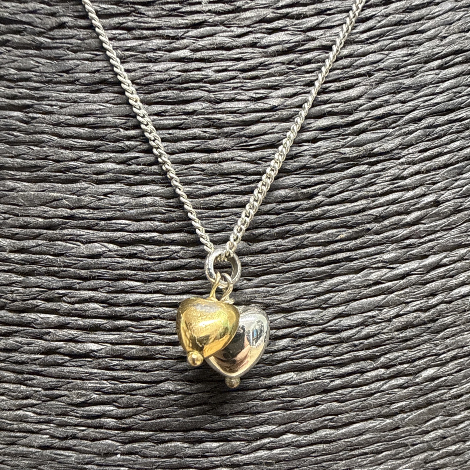 JOMA JEWELLERY Triple Heart Pendant Necklace Silver/Gold Plated 46cm Love Pretty