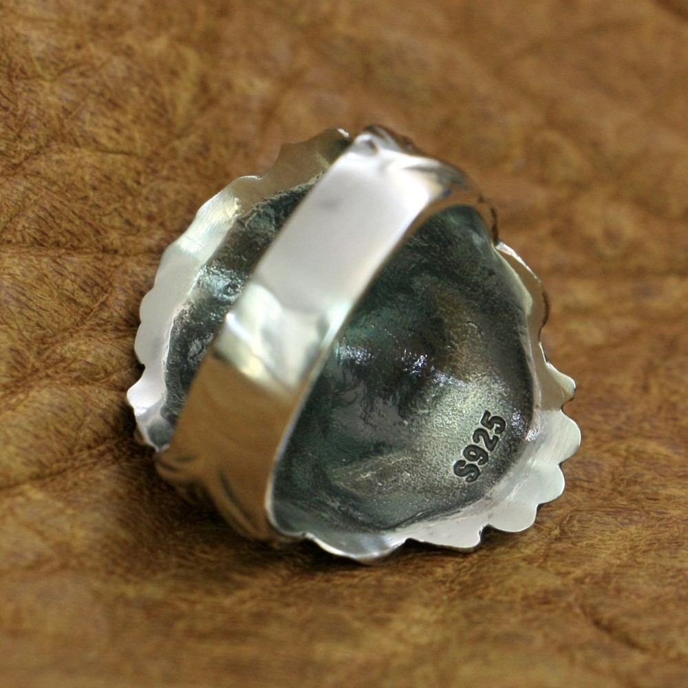 925 Sterling Silver King of Lion Ring Mens Biker Rock Punk Ring TA191A US 7~15