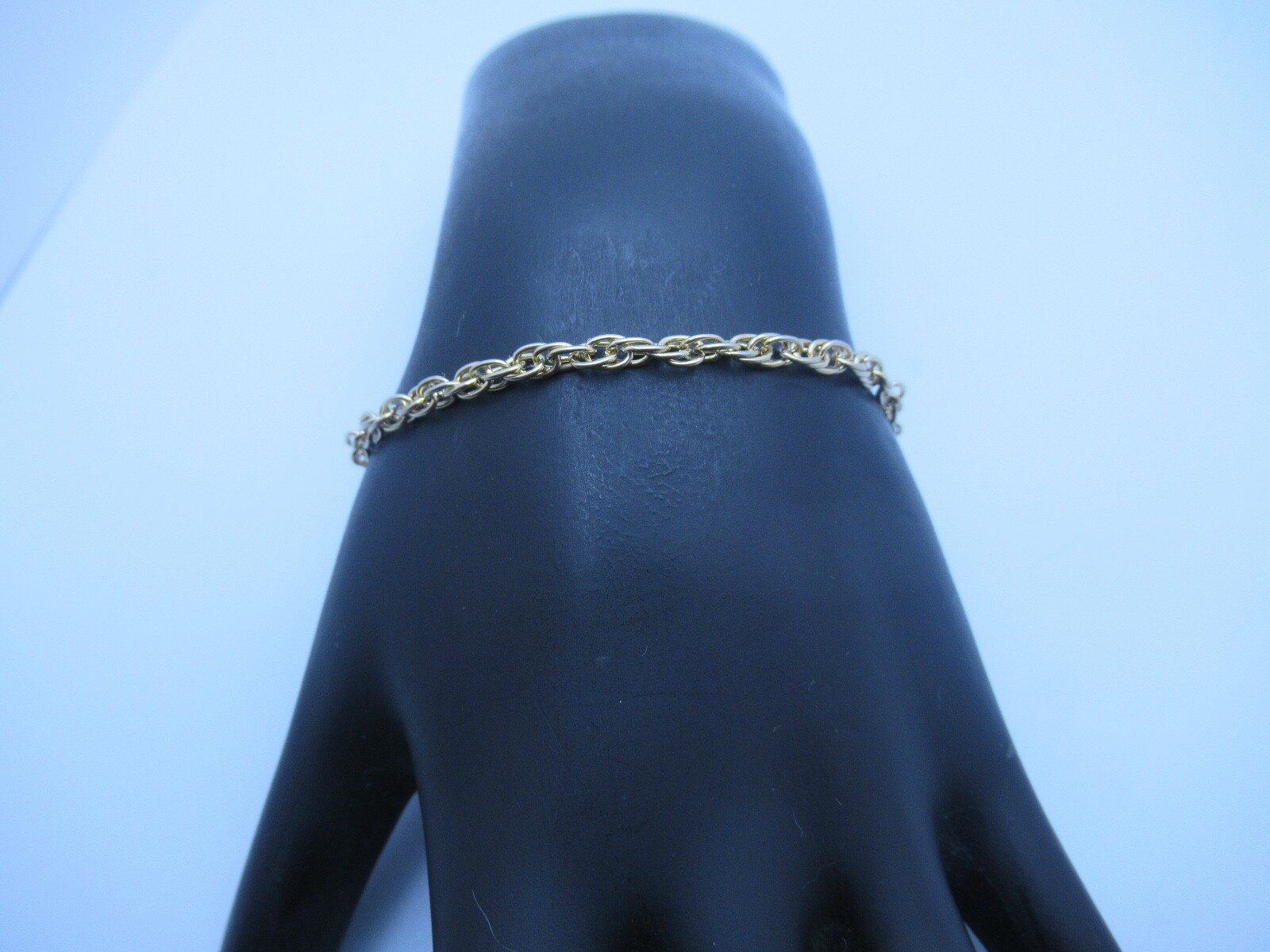 7.5 Inch Gold Filled Rope Bracelet