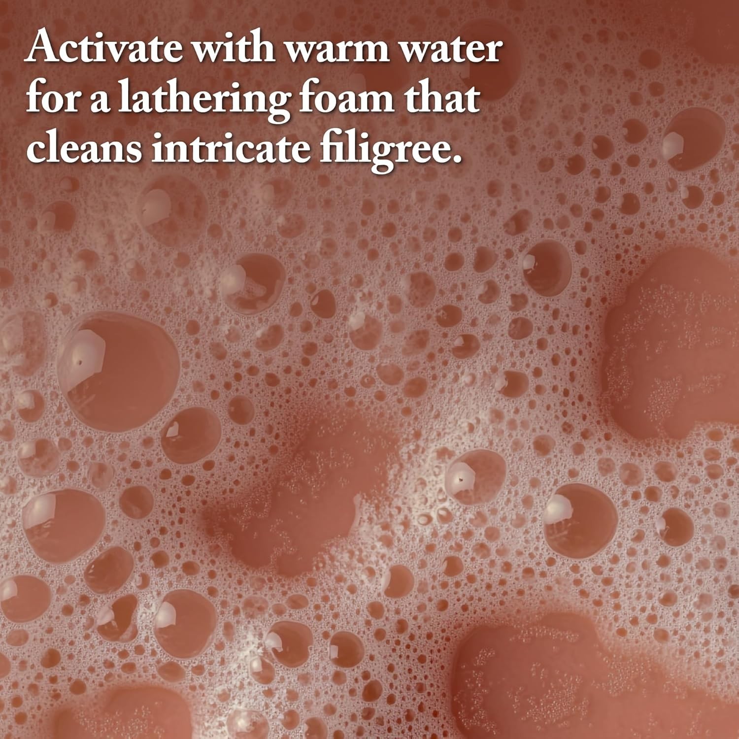 Tarnish Remover Foam for Silver Items with Hard Surface Cleaning Action