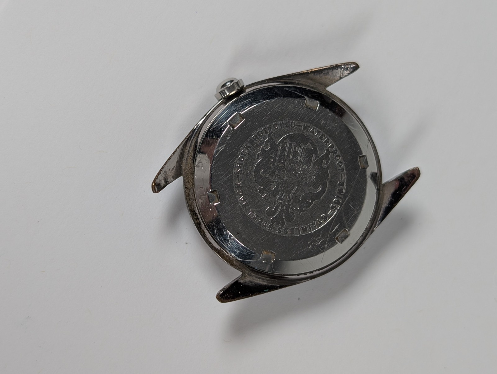 AS-IS PARTS REPAIR Vtg Aureole Date Automatic Watch 17 Jewels Men’s 34mm