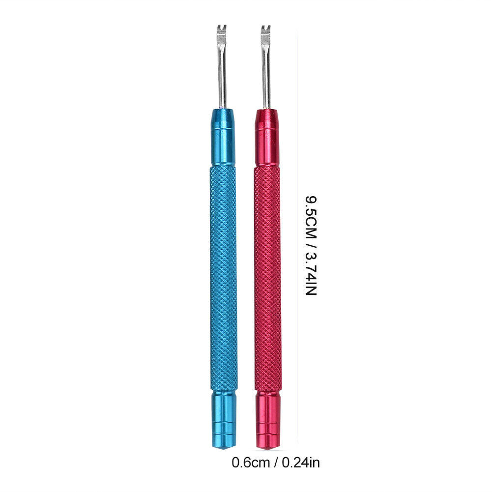 2Pcs Metal Precision Watch Hand Remover Pin Lever Replace Watchmaker Repair Tool