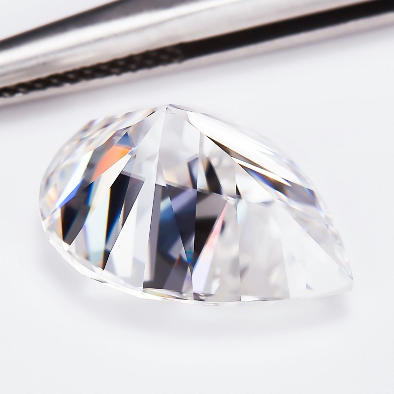 US D Color Pear Cut 0.3-8ct VVS1 GRA Certificate Sparkling Lab-Grown Moissanite