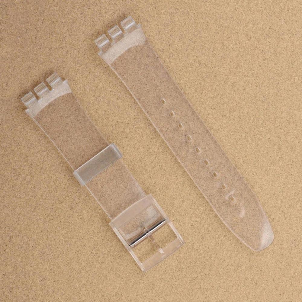Silicone Watch Strap 17mm 19mm 20mm Sport Rubber Band Men Women for Swatch