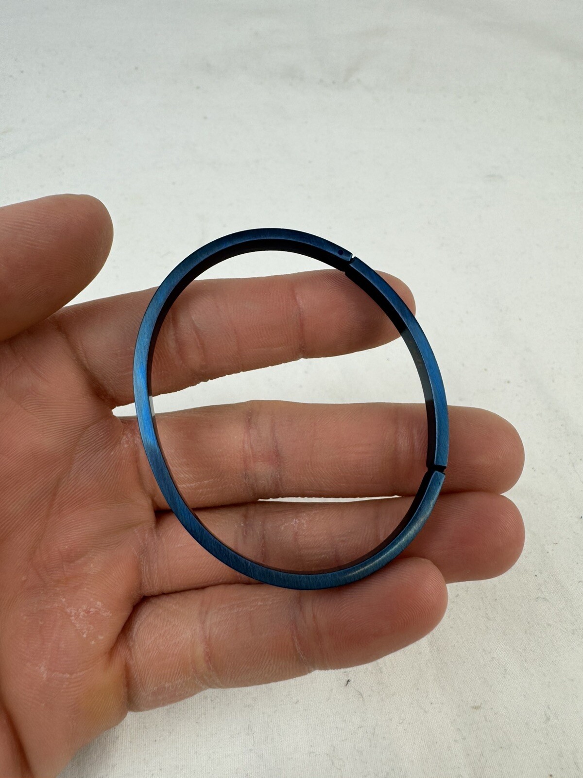 B.Tiff Simplicity Narrow Blue Bangle Bracelet 6.5-7” Circumference (Retail $58)