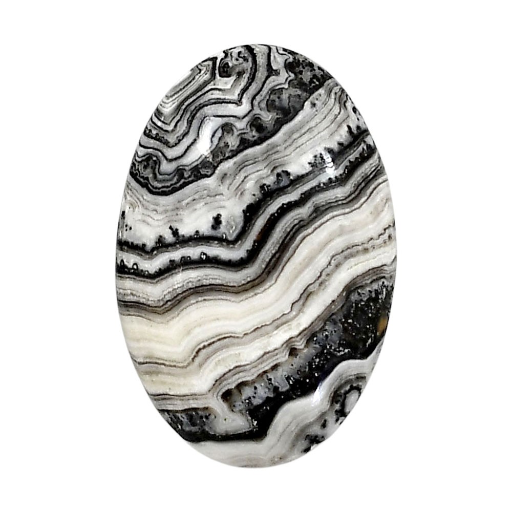 Natural Prairie Agate 21.5×32.3×5.5 mm Oval Shape Polished Gemstone LS83-05060