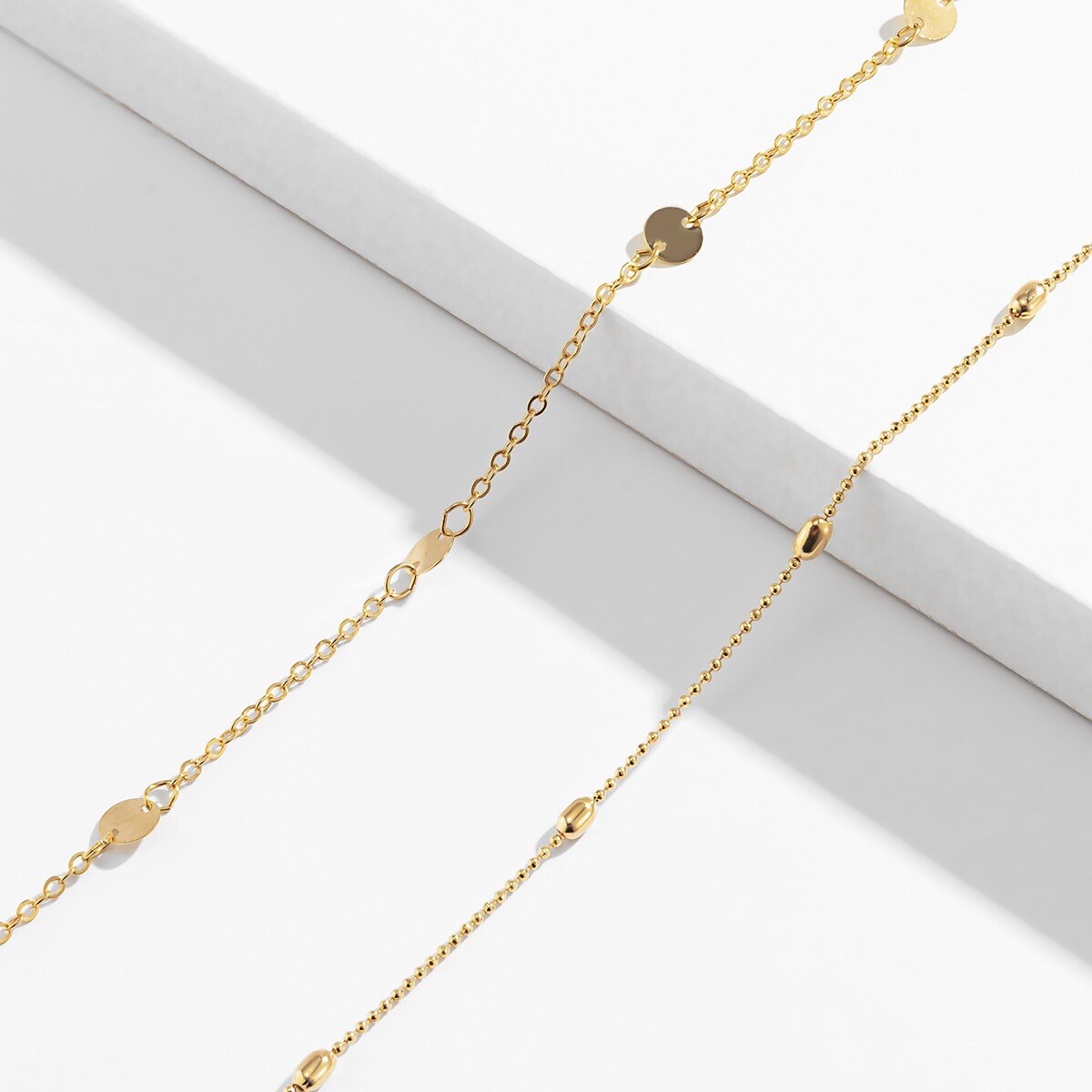 14K Gold Plated Belly Chain Adjustable Layered Chain for Women Sexy Waist Chain