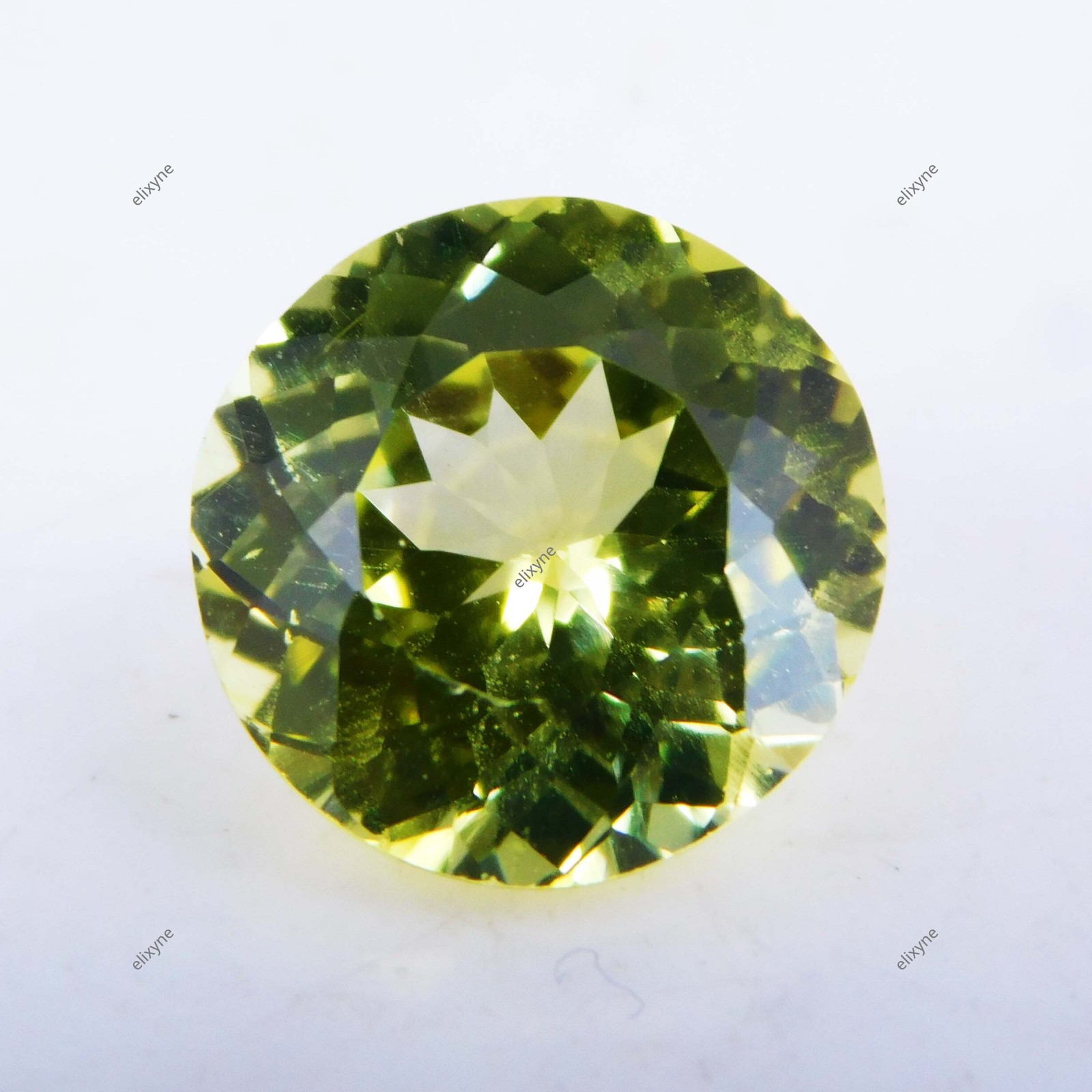 Rare 6.45 Cts Natural Yellow Sapphire Round Cut Certified Loose Gemstone