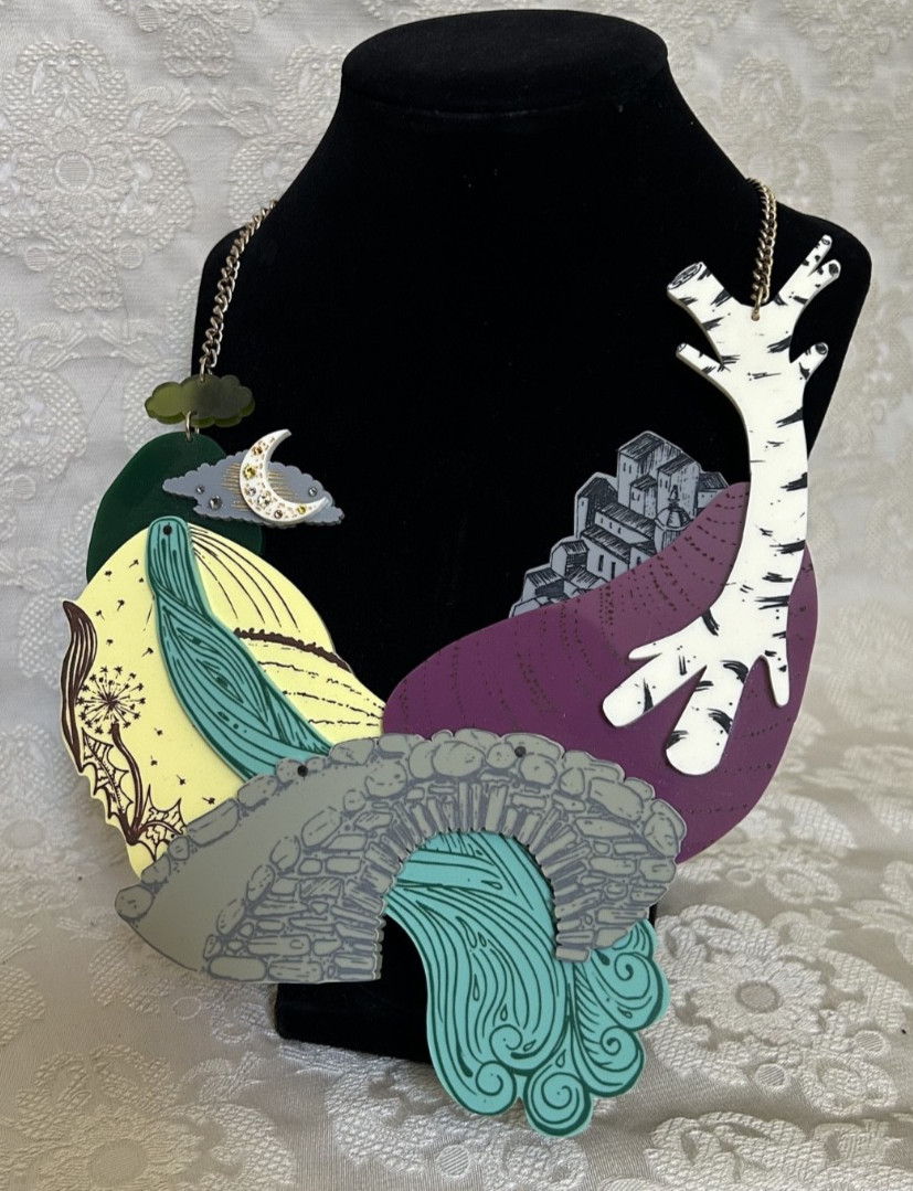 Tatty Devine Scenery Statement Necklace Limited Edition 17/50