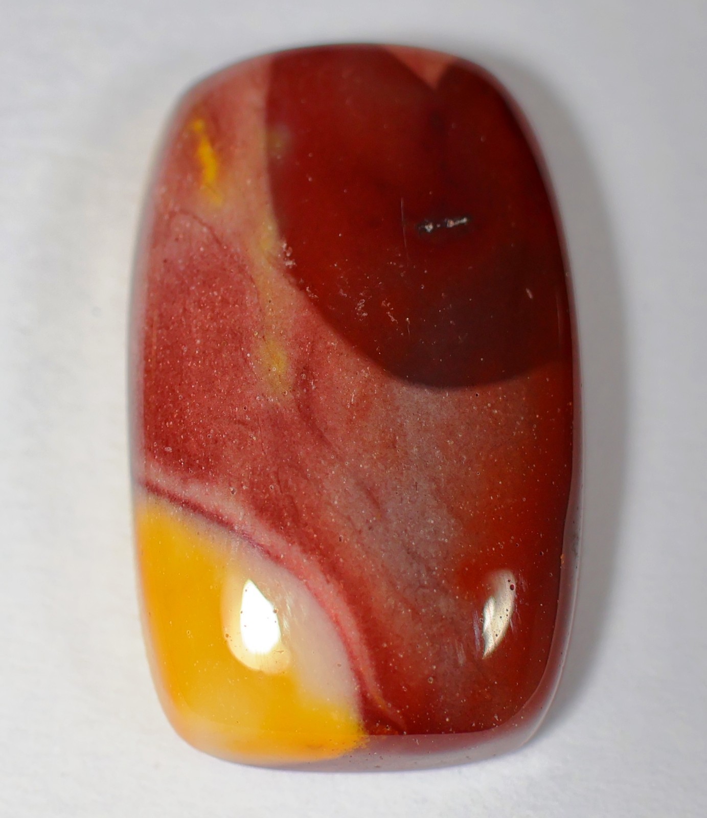 28 CT 6X16X26 mm NATURAL VIBRANT MOOKAITE JASPER FANCY CABOCHAN GEMSTONE KK-333