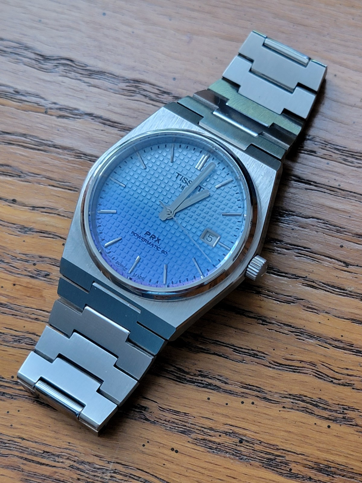 Tissot PRX Powermatic 80 40mm Blue Gradient Dial T1374071135101