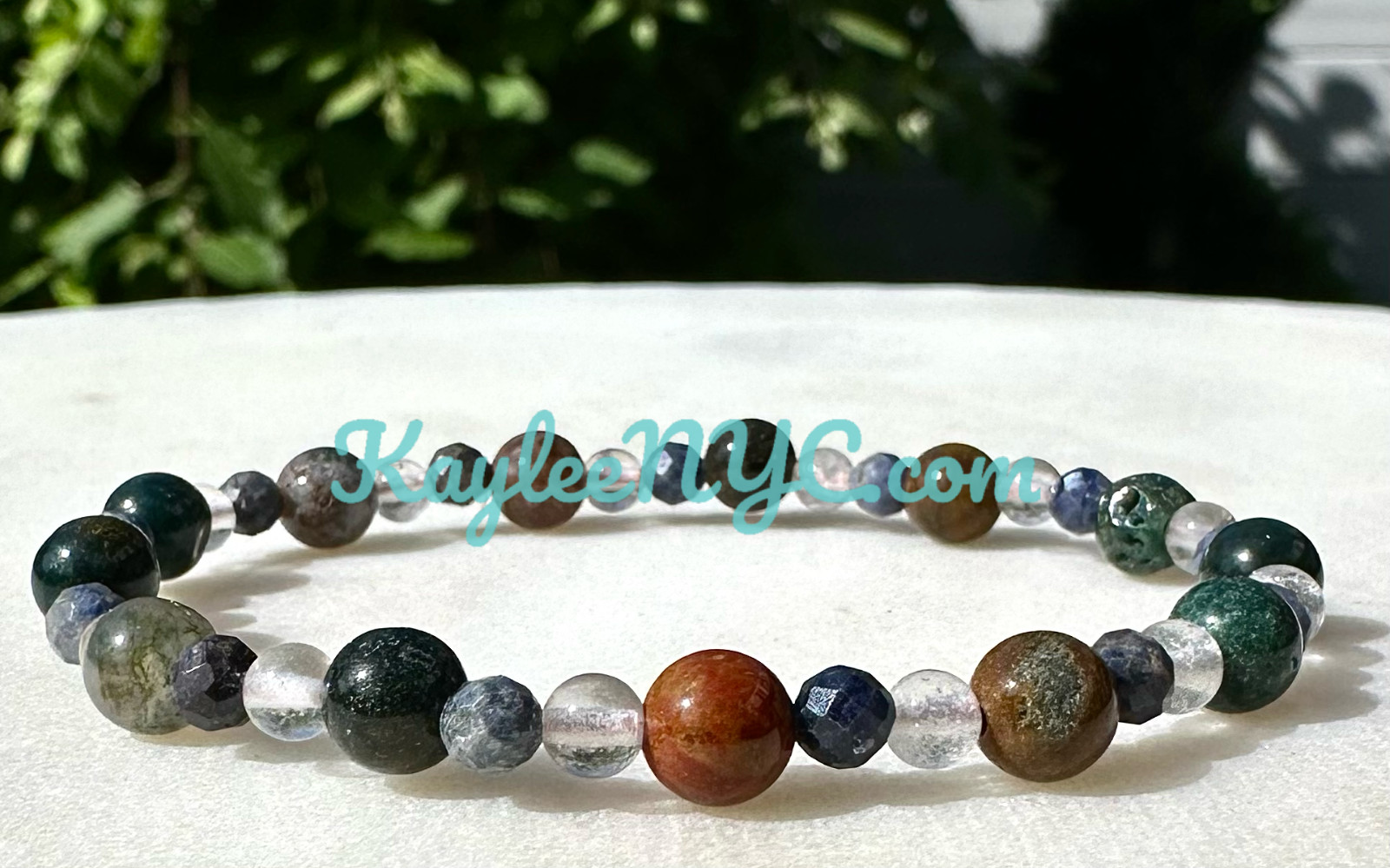 Wholesale Lot 6 Pcs Natural Crystal Taurus Zodiac Stretch Bracelet Healing