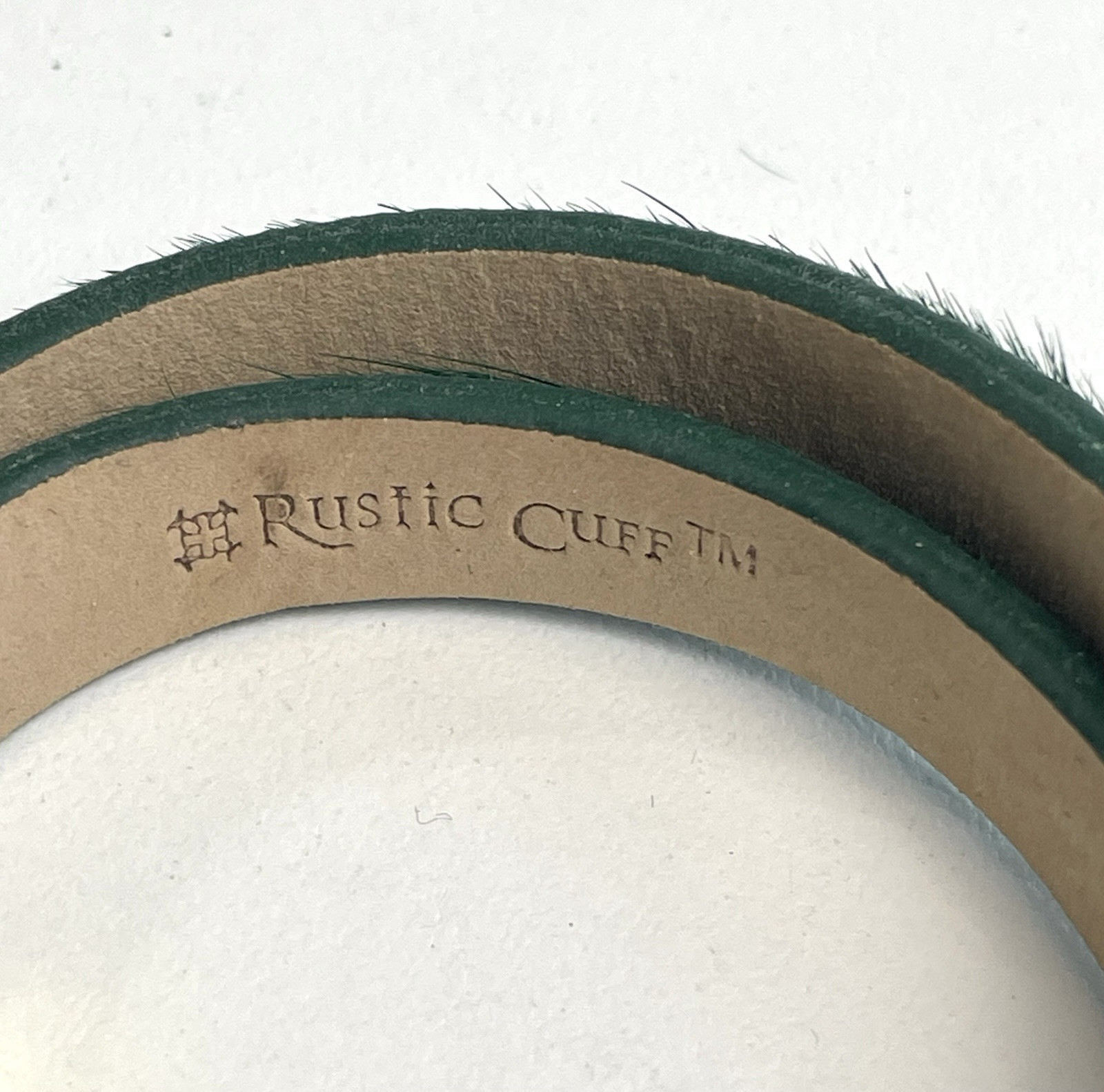 Rustic Cuff Bracelets Lot of 5 – 4 Leather Cow Hair & 1 Chevron Stretch