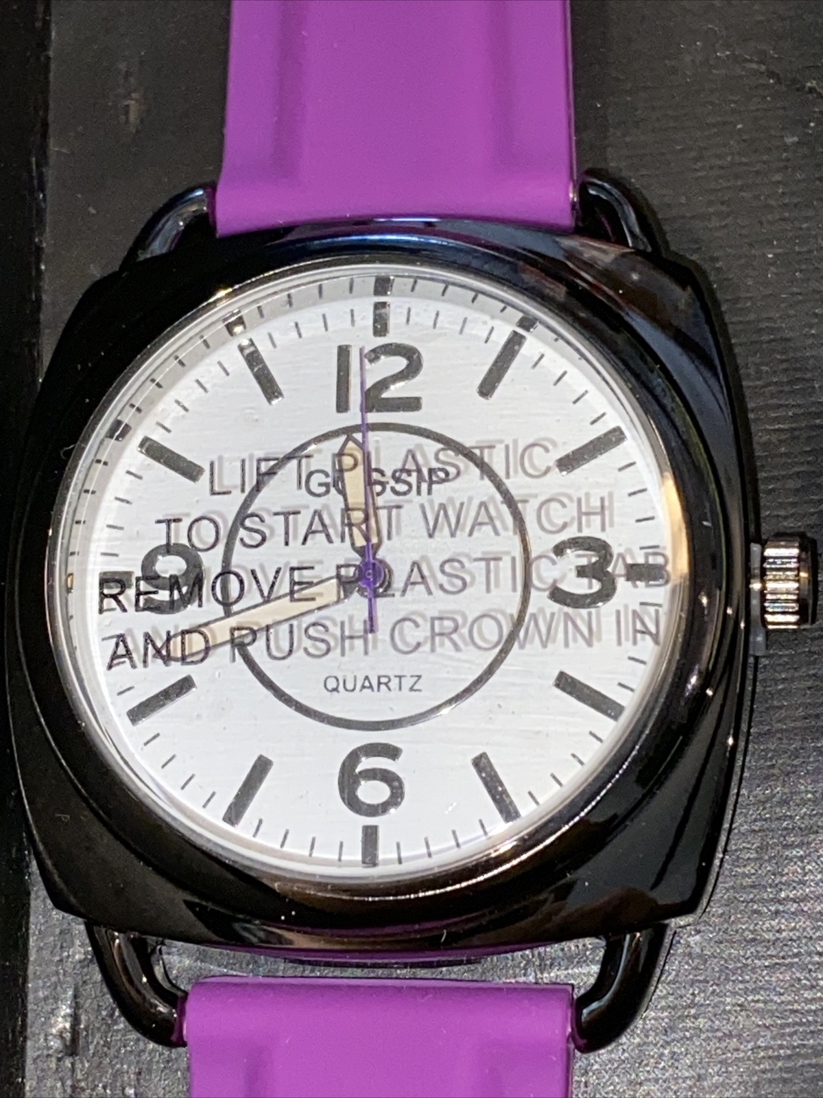 gossip women’s wrist watches New In Box #gsp890c New Battery