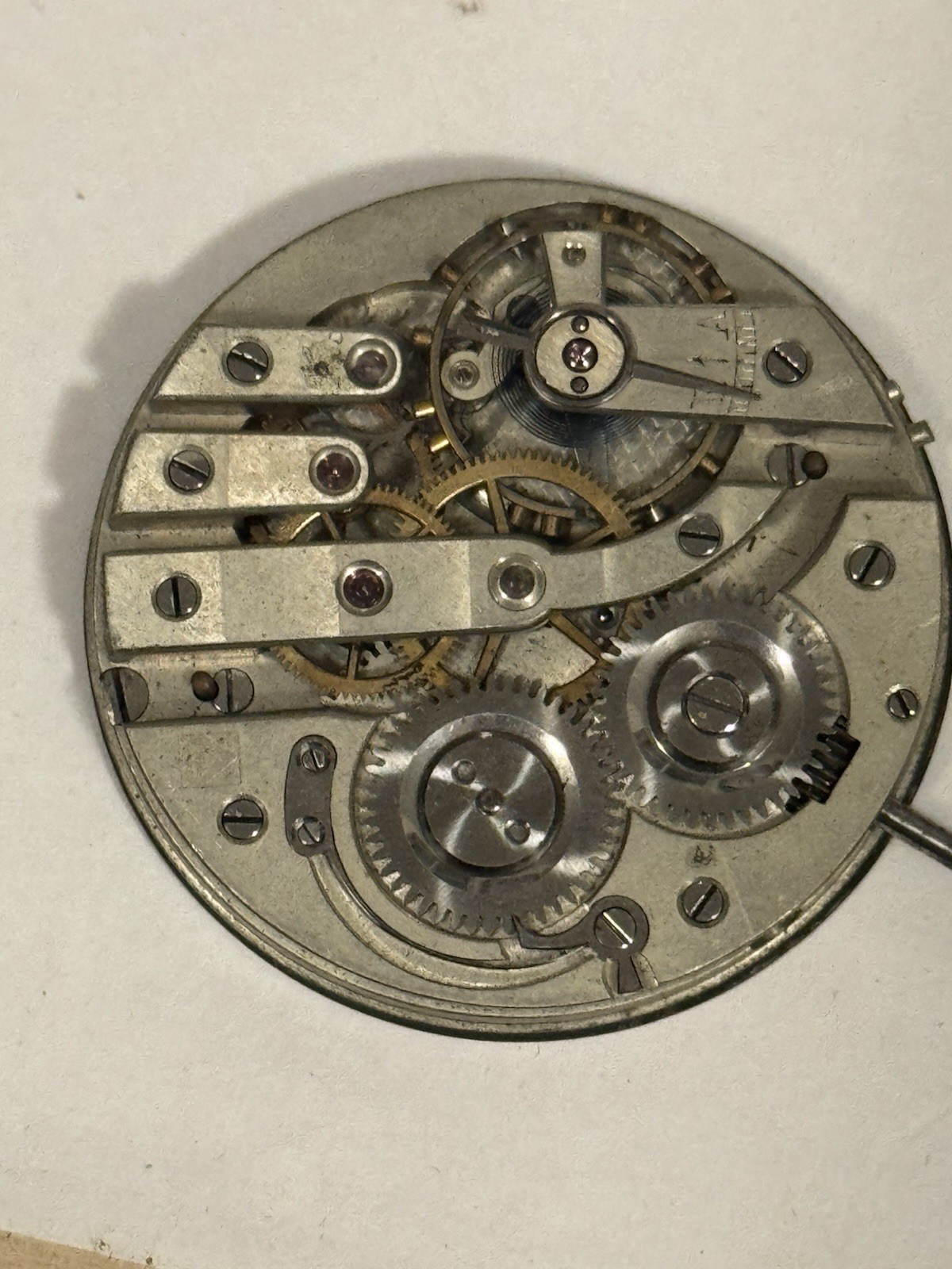 H. Moser & Cie Pocket Watch Dial And Movement Vintage