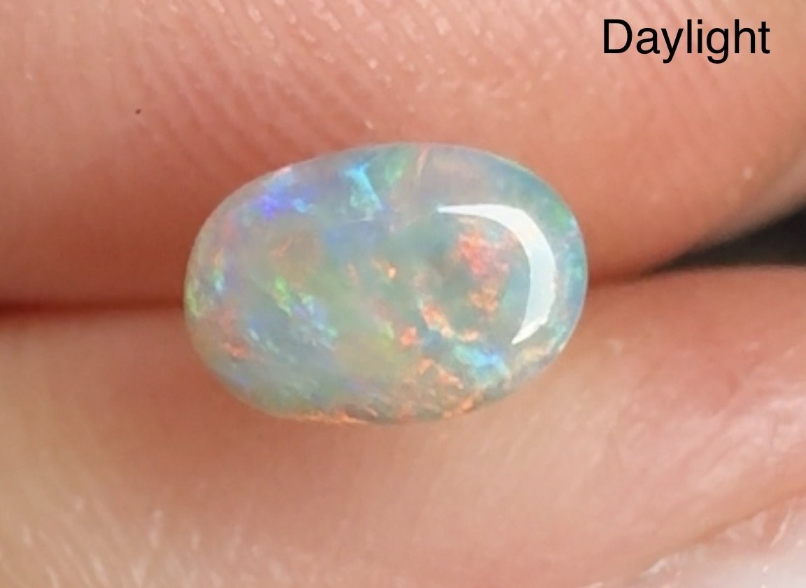 Lightning Ridge Australia Solid Crystal Opal 0.40 ct Gemstone