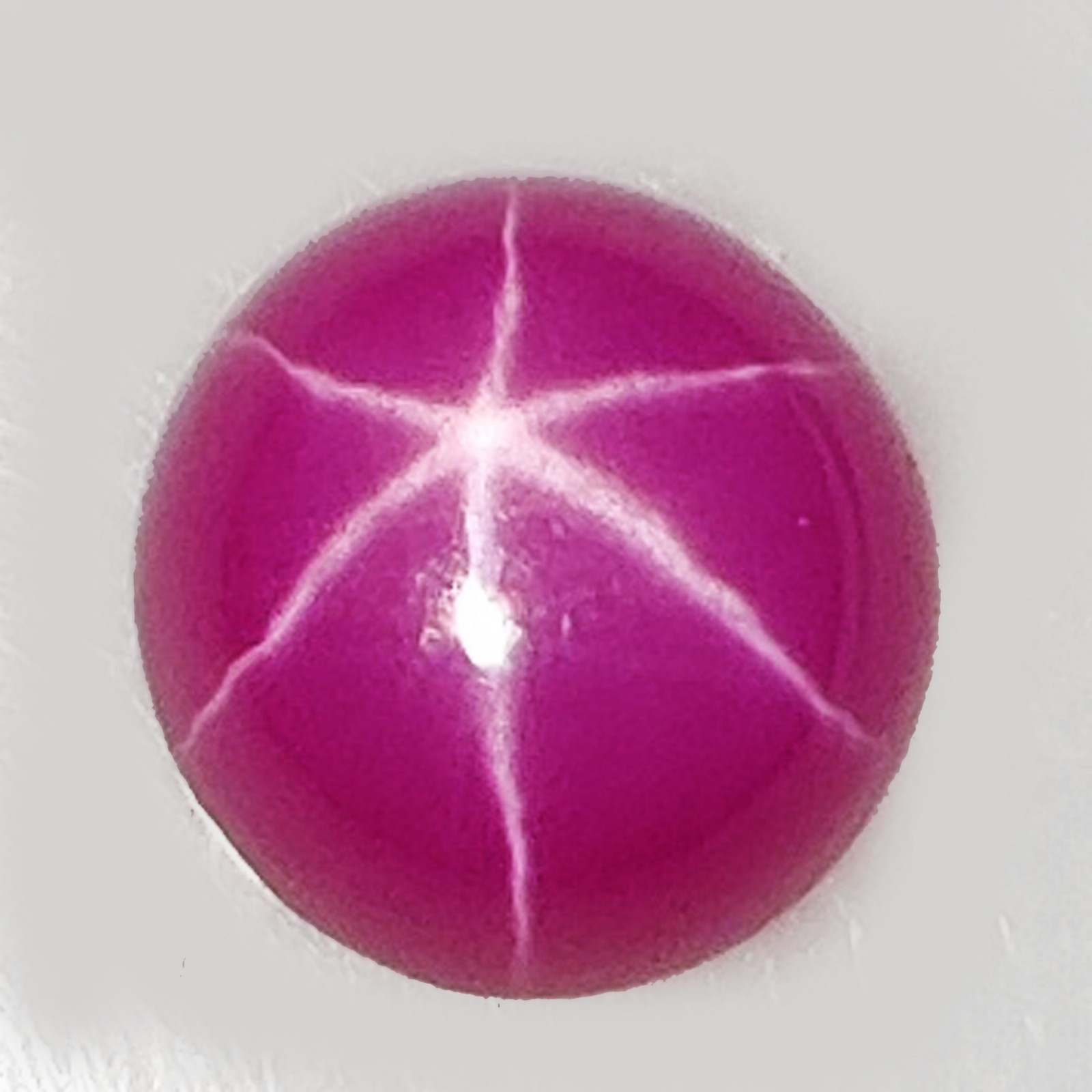 Natural Certified Mogok 6 Rays STAR Pink Ruby 9.00 MM Round Stunning Gemstones