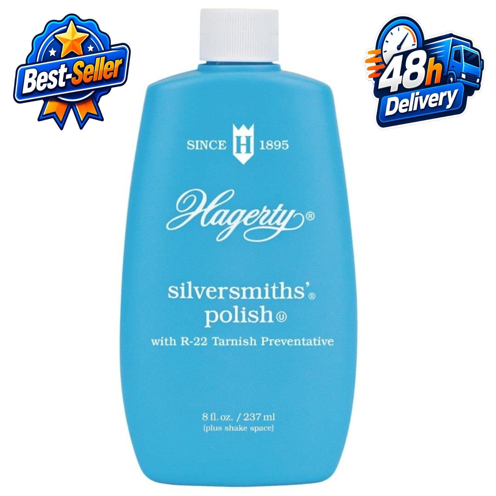 Hagerty Silversmiths’ Polish – Professional Silver Cleaner & Tarnish Remover 8
