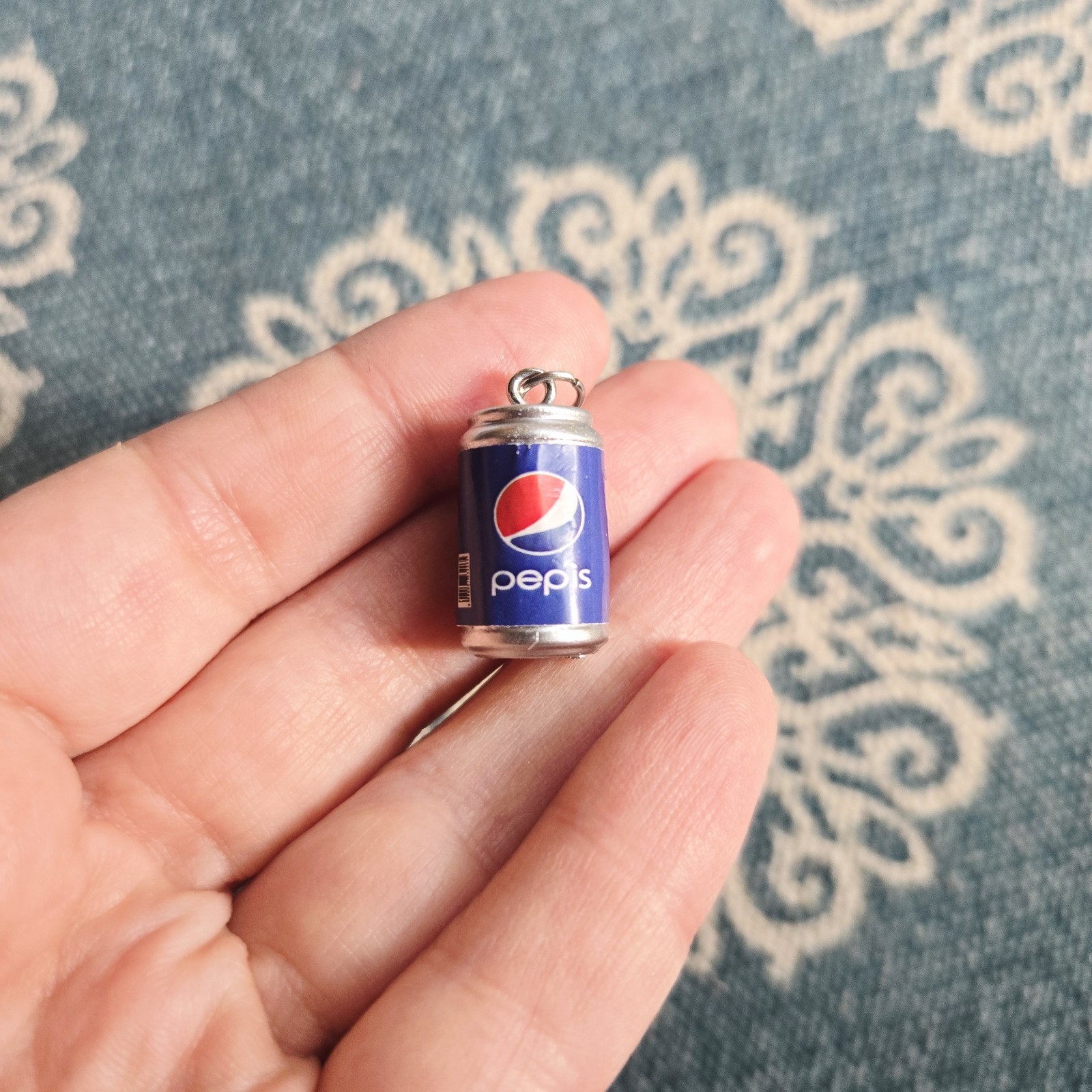 Dainty Silver Pepsi Pepis Pendant