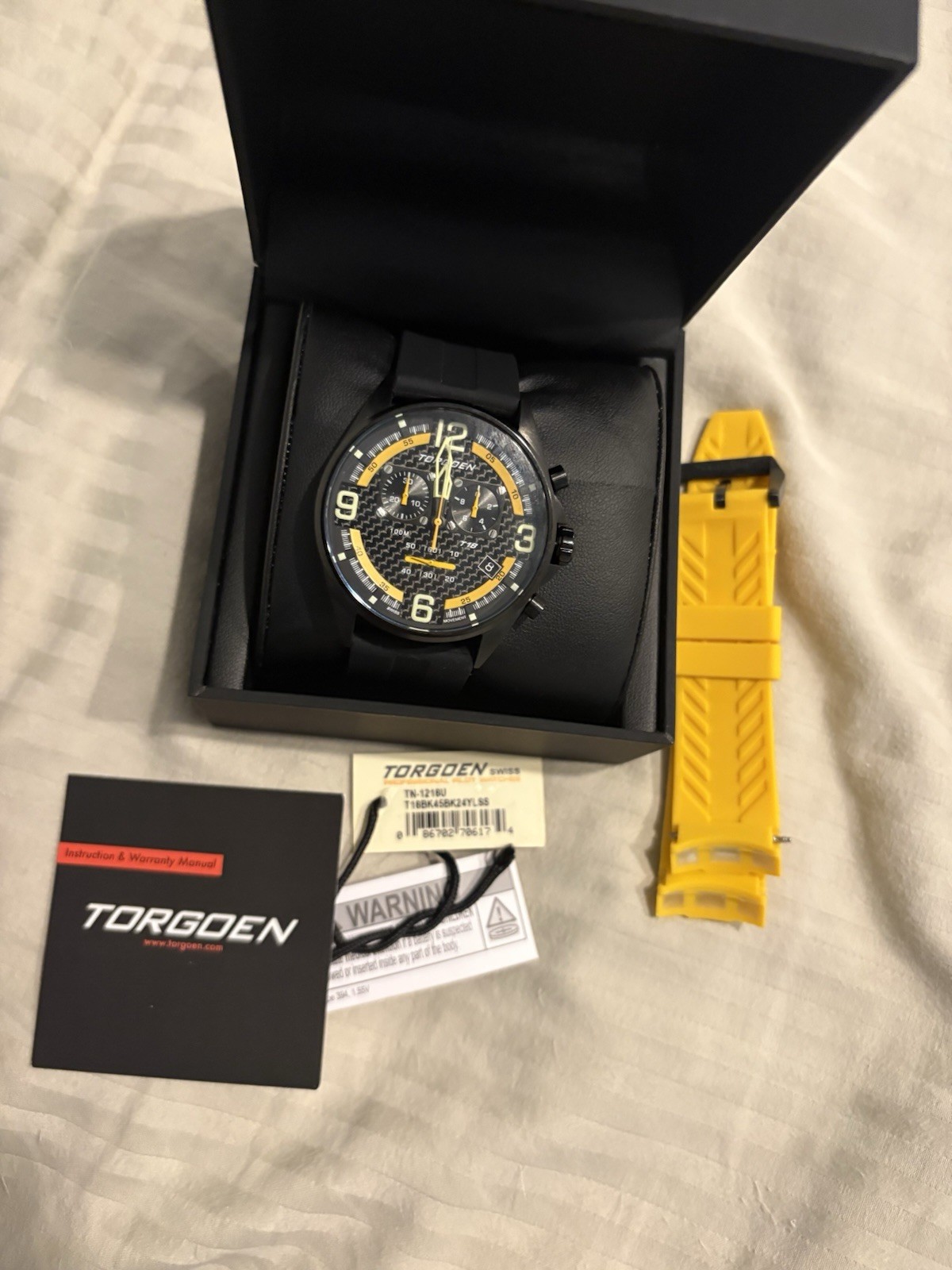 Torgoen 45mm T-18 Men’s Chronograph Watch