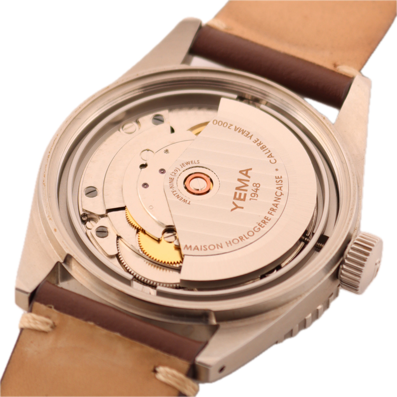 38mm Yema Pearldiver Black Dial Men’s Automatic Wristwatch France Steel YCL1-MR