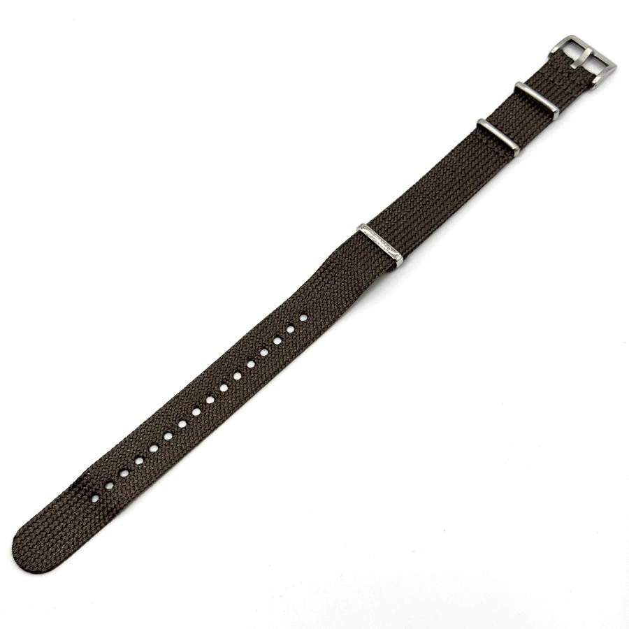 SEIKO 20mm RS18C20GY Gray Fabric Polyester Watch Strap Band Genuine New FS Japan