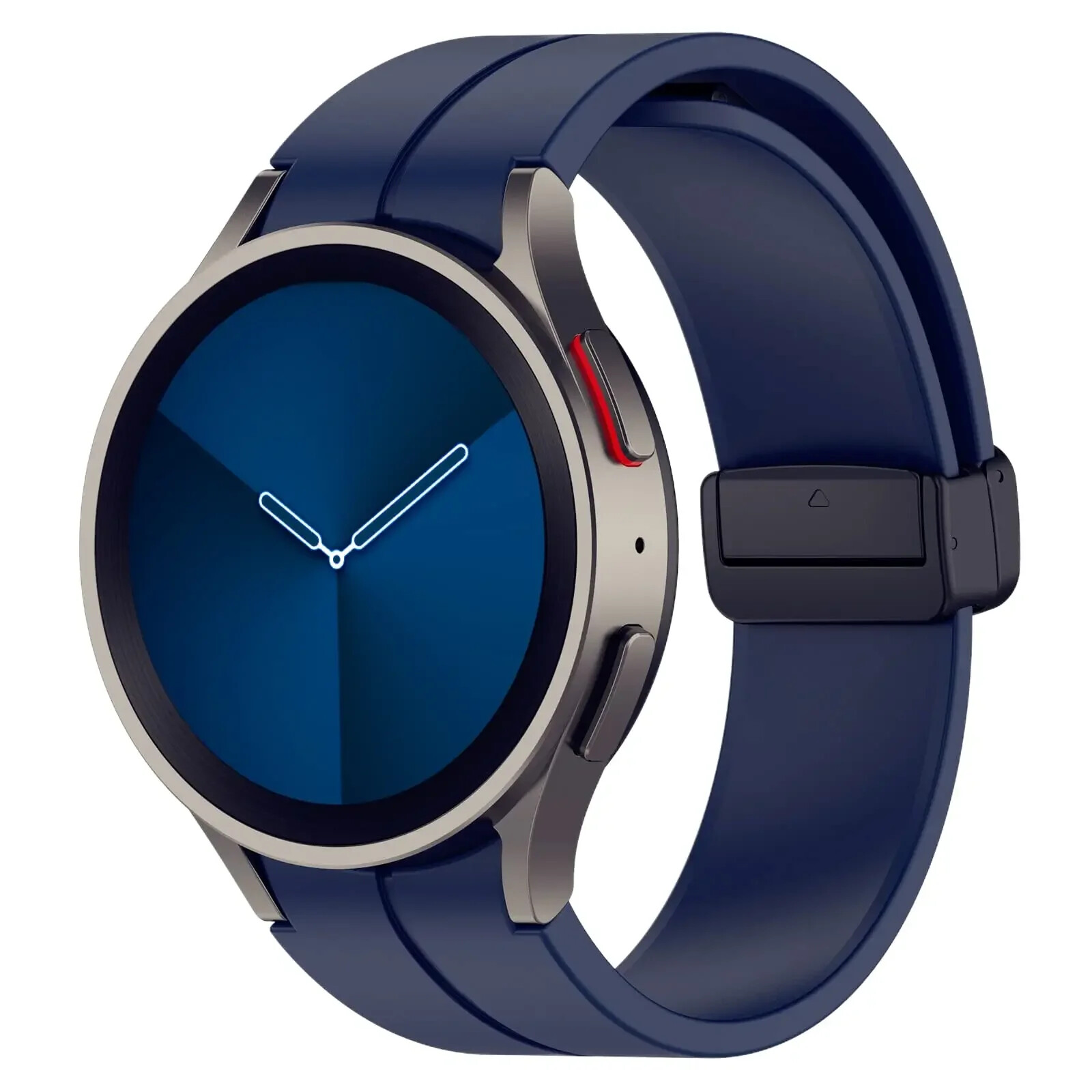 Magnetic Silicone Band Strap For Samsung Galaxy Watch 5 Pro 45mm 4 40 42 46 44mm