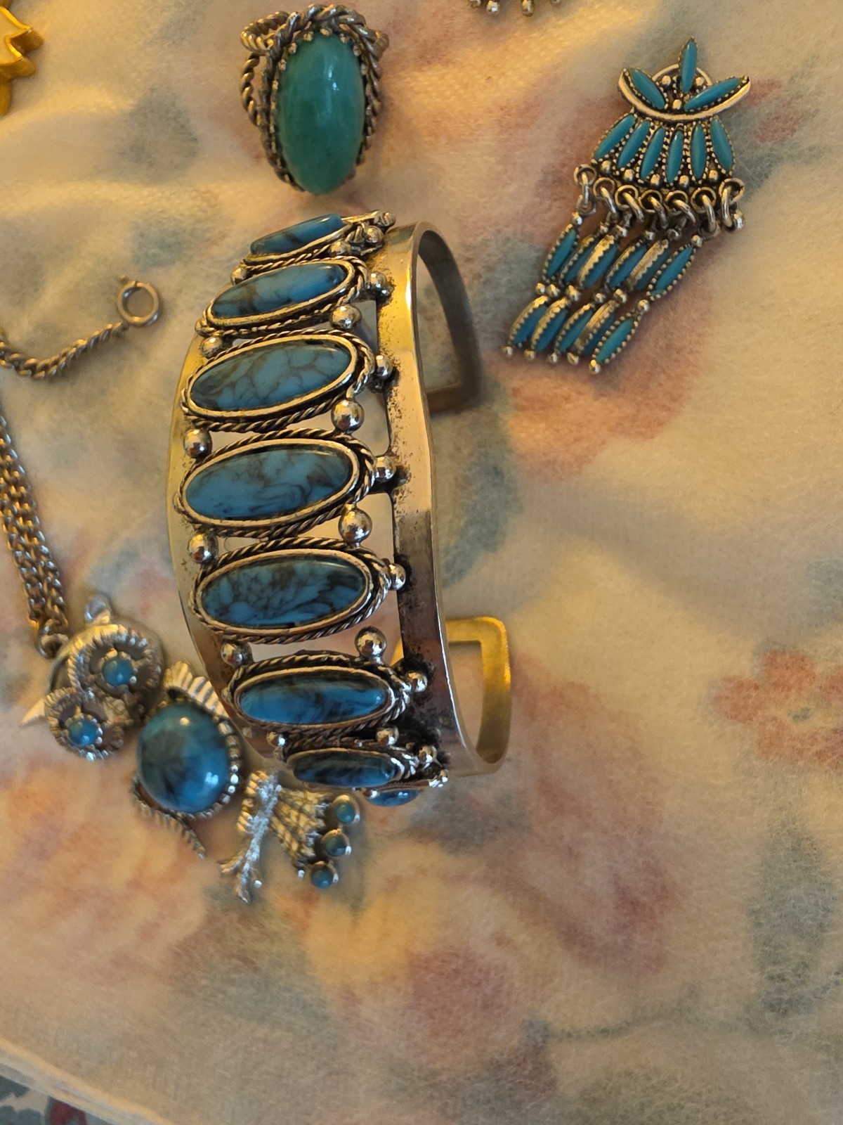 Vintage Southwest Native American Costume Jewelry