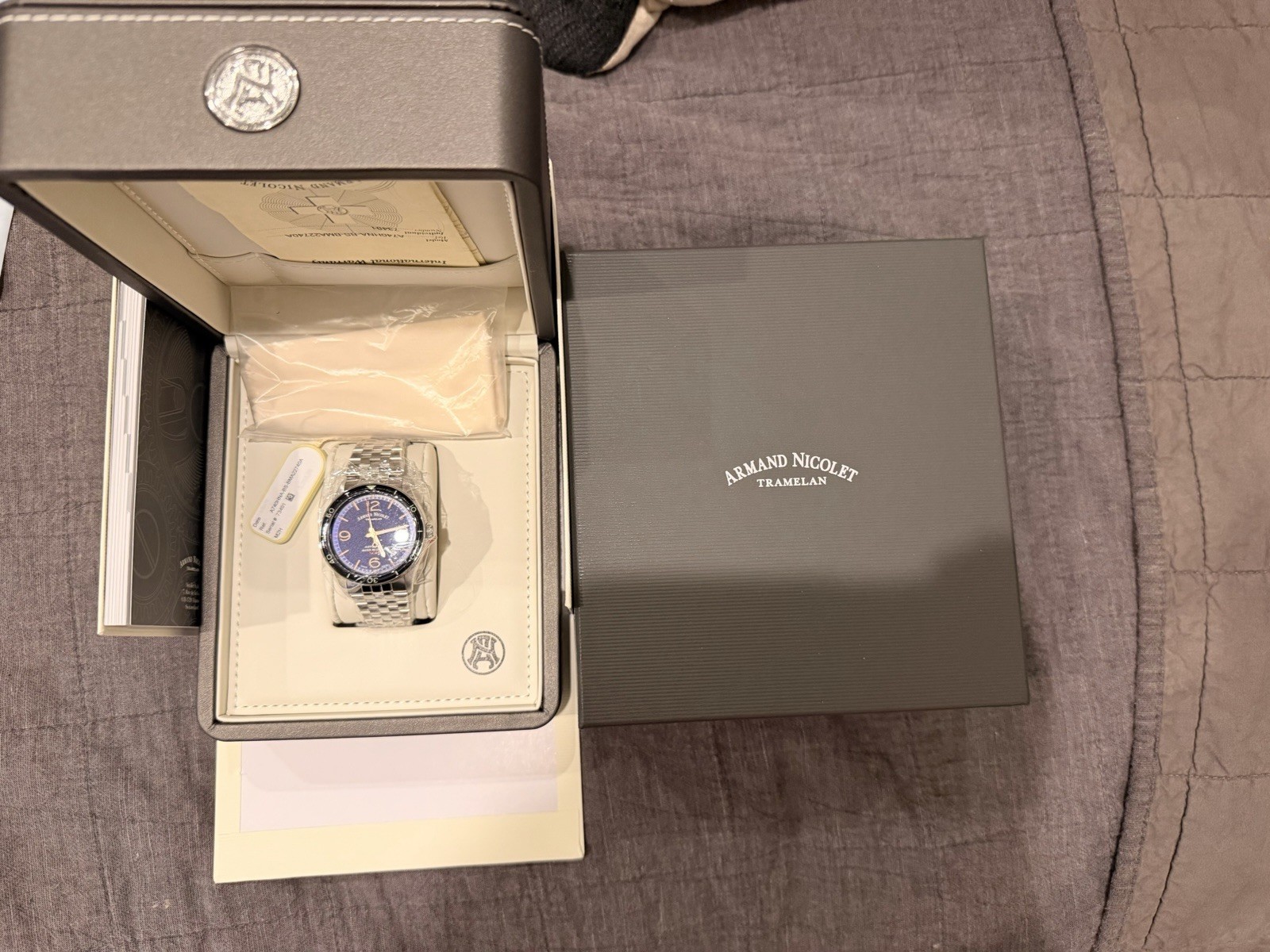 Armand Nicolet M2H Automatic Black Dial Men’s Watch A740HNA-NS-BMA22740A