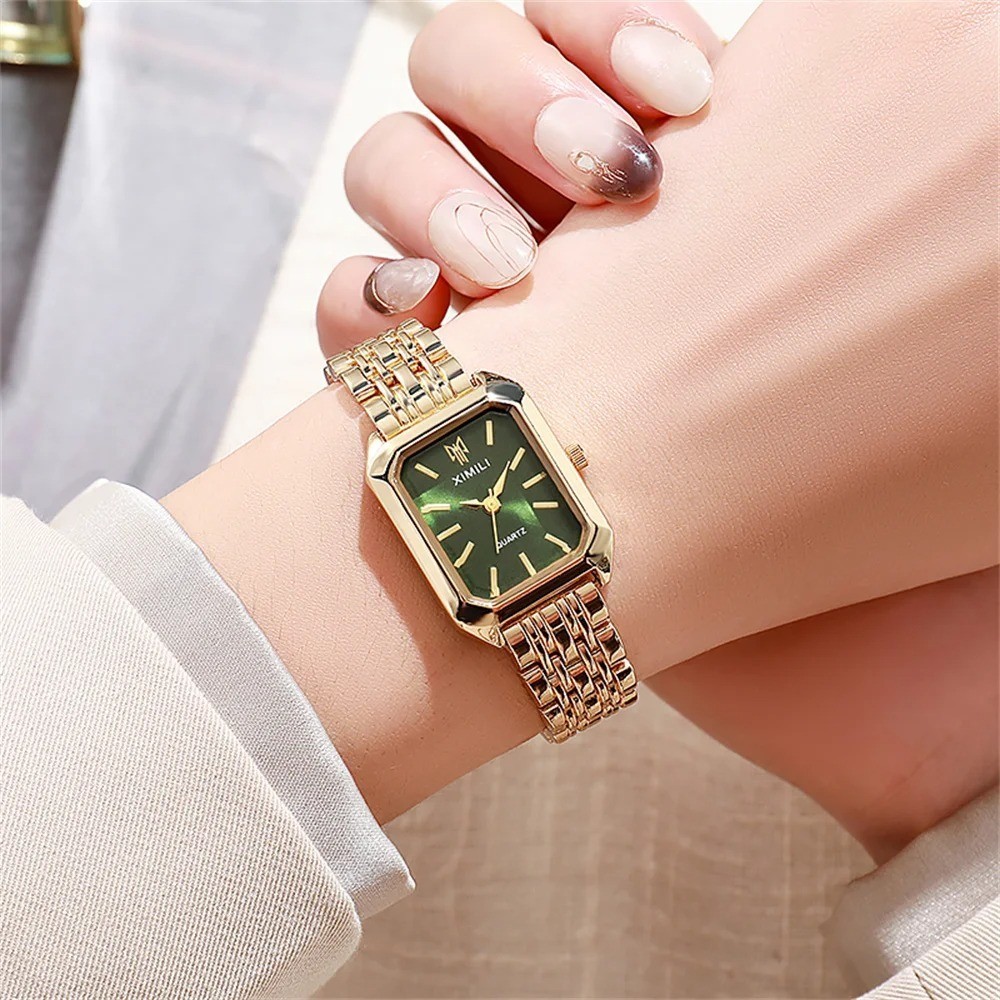 Women’s Classic Casual Square Dial Analog Quartz Wrist Watch Dress Watches Gift