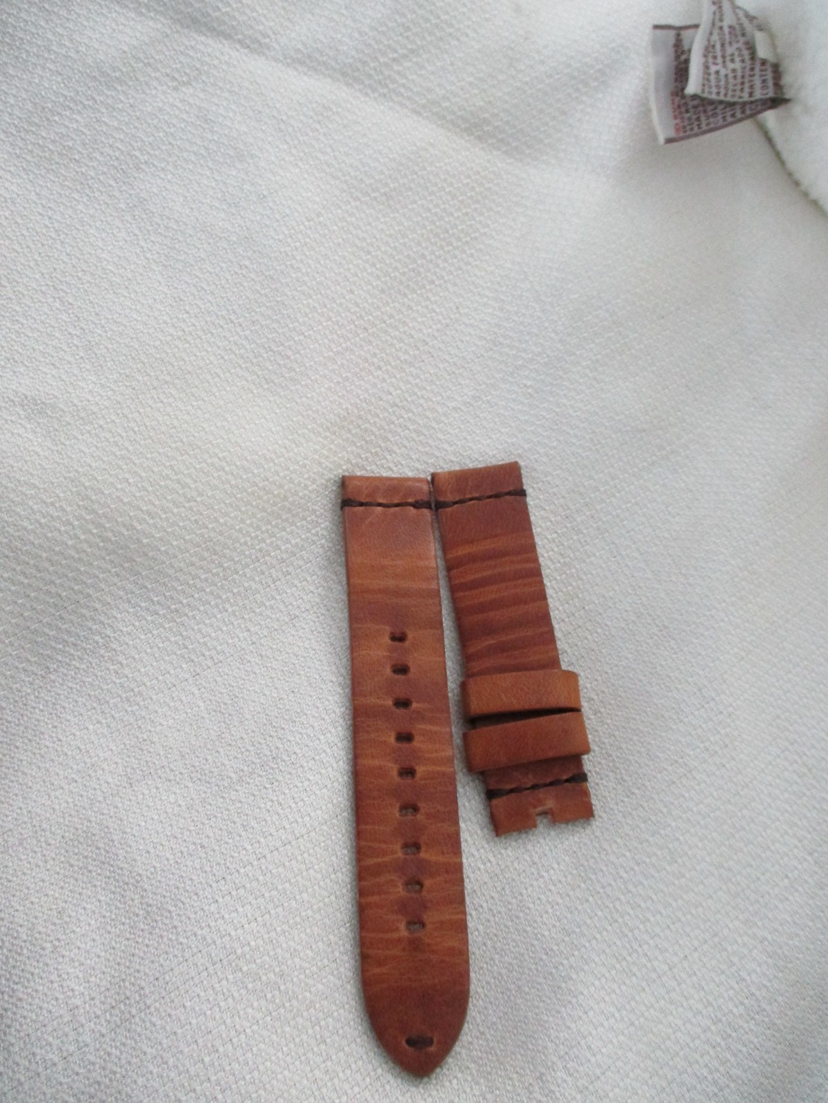 GENUINE Leather Shinola usa watchstrap watch band strap 20mm cognac