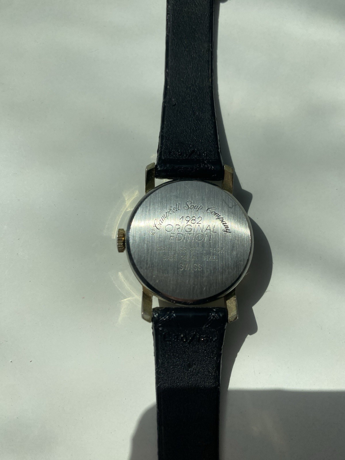 Vintage Womans 1982 Original Edition Campbell Kid Wristwatch Working New Battery