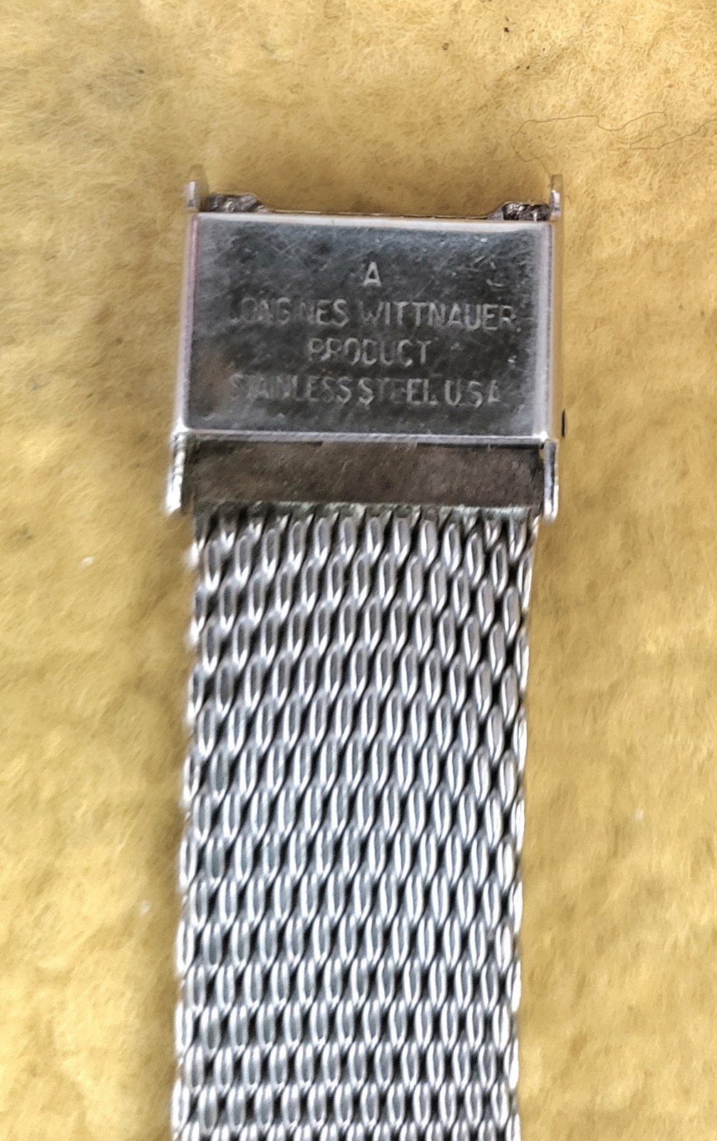 WITTNAUER /Longines WATCH- 1OK RPG BEZEL- Milanese Mesh band made by Longines