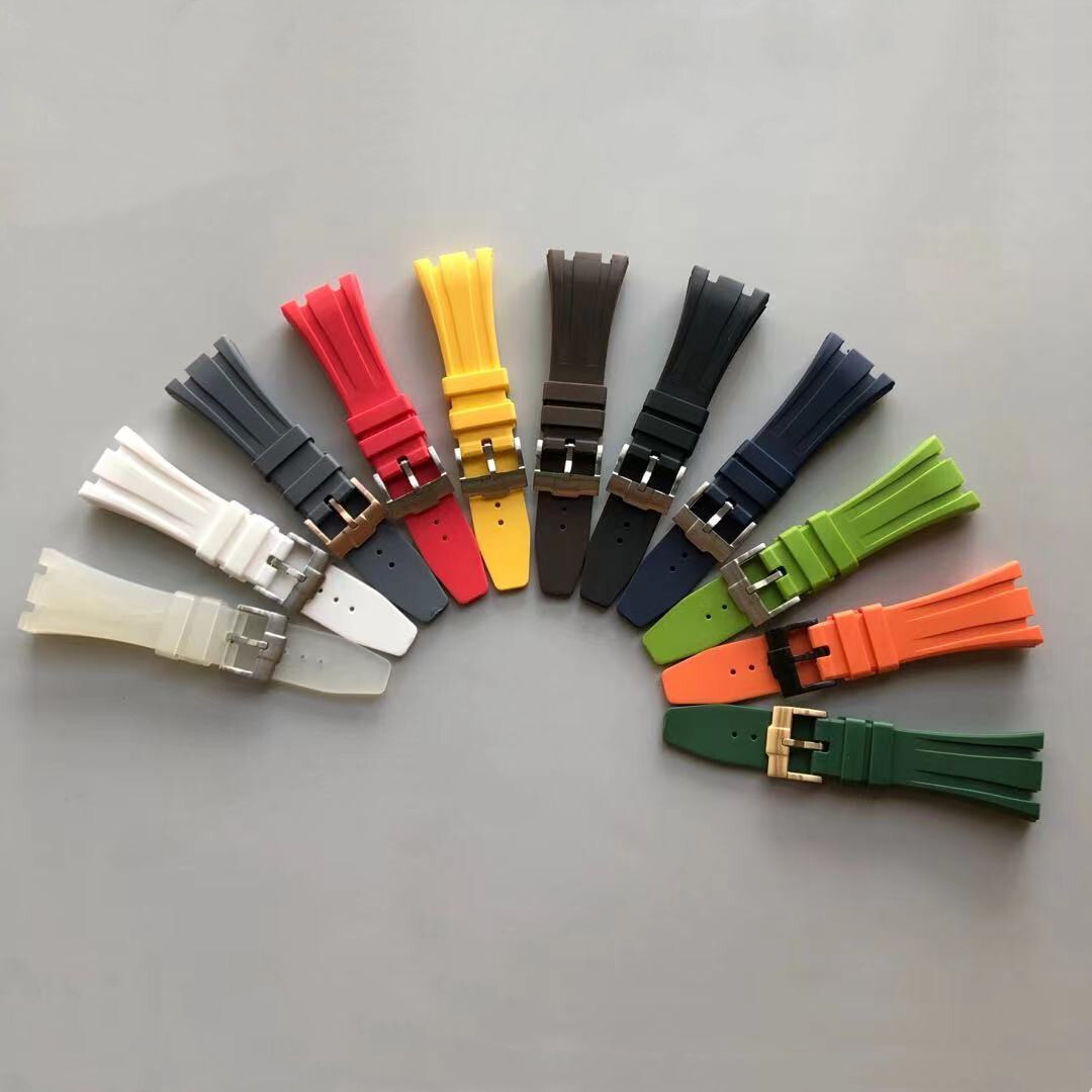 27mm AP Rubber Band for Audemars Piguet Royal Oak Offshore 42mm 15400 Strap