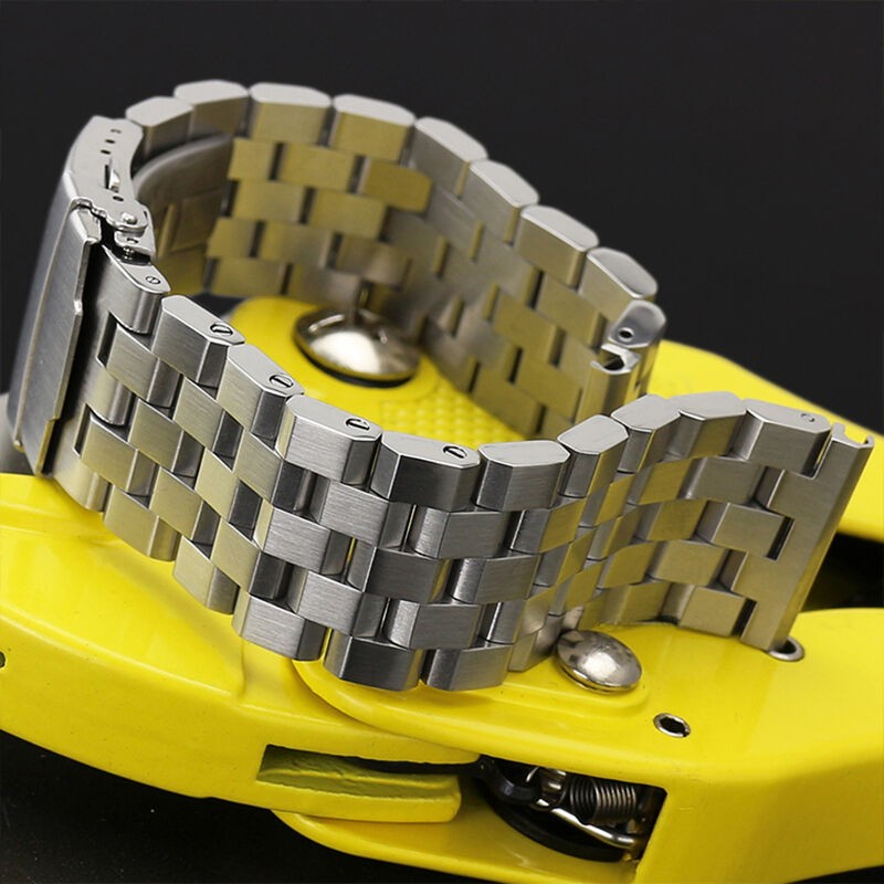 20/22/24mm Width Watch Band Strap Bracelet Link Solid Watchband Replacement-