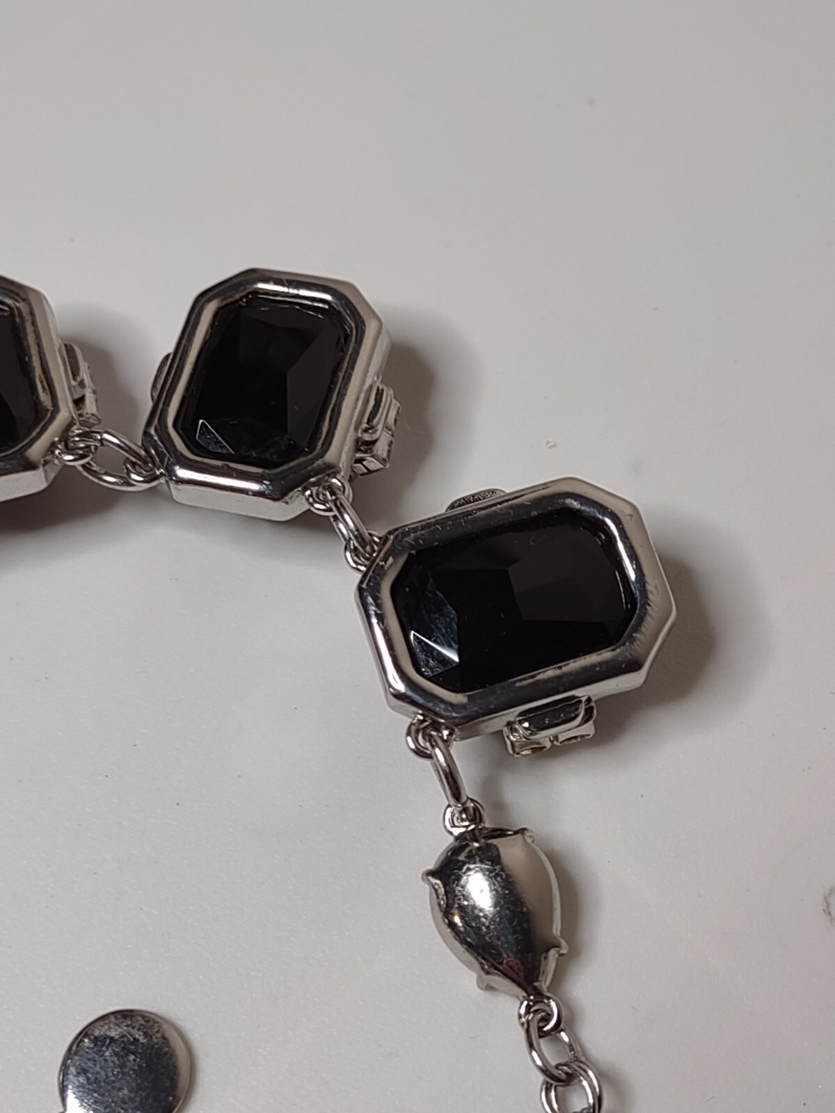 Heavy White House Black Market Necklace Adjustable 18 To 20 Inches Long