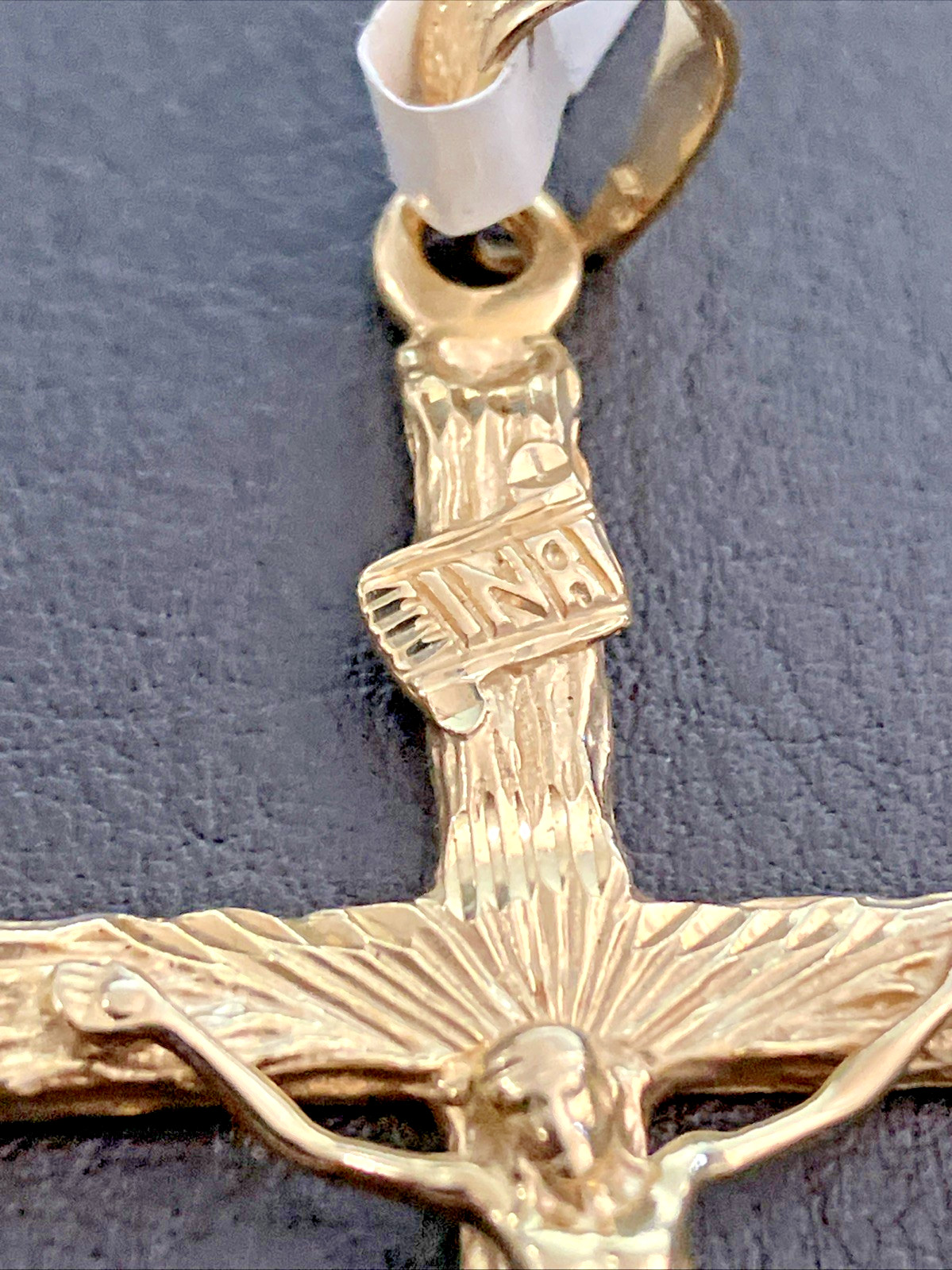 14kt Solid Real Gold Crucifix 11.55 Grams Jesus Cross – Hallmark RL Bolivia 14k