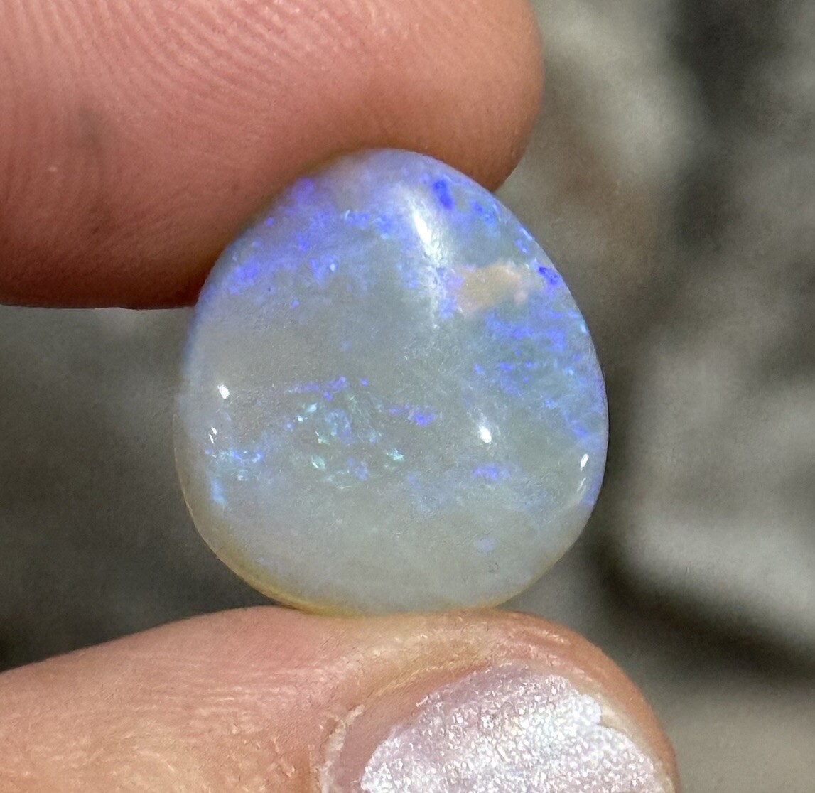 7.1ct 16.7x15x4.7mm Fine Australian Crystal Pipe Jelly Opal Cabochon Gem