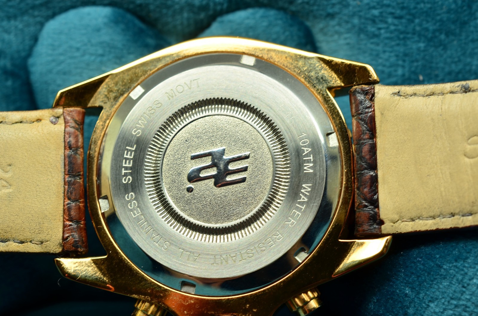 32 Degrees Men’s Wristwatch 32-416A-545 Rose Gold Color Stainless Case 100M