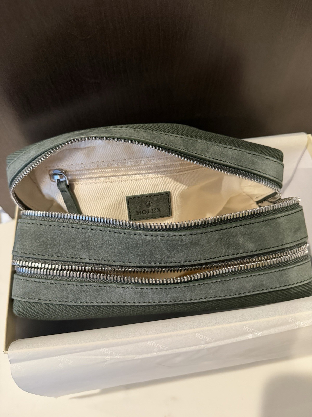Rolex VIP Green Toiletries Travel Bag…Exclusive Brand New