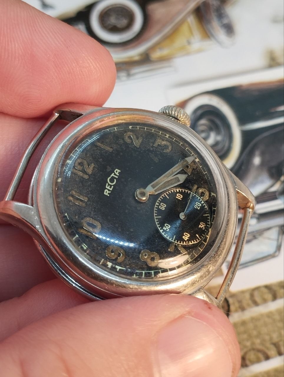 Military watch Recta 40s