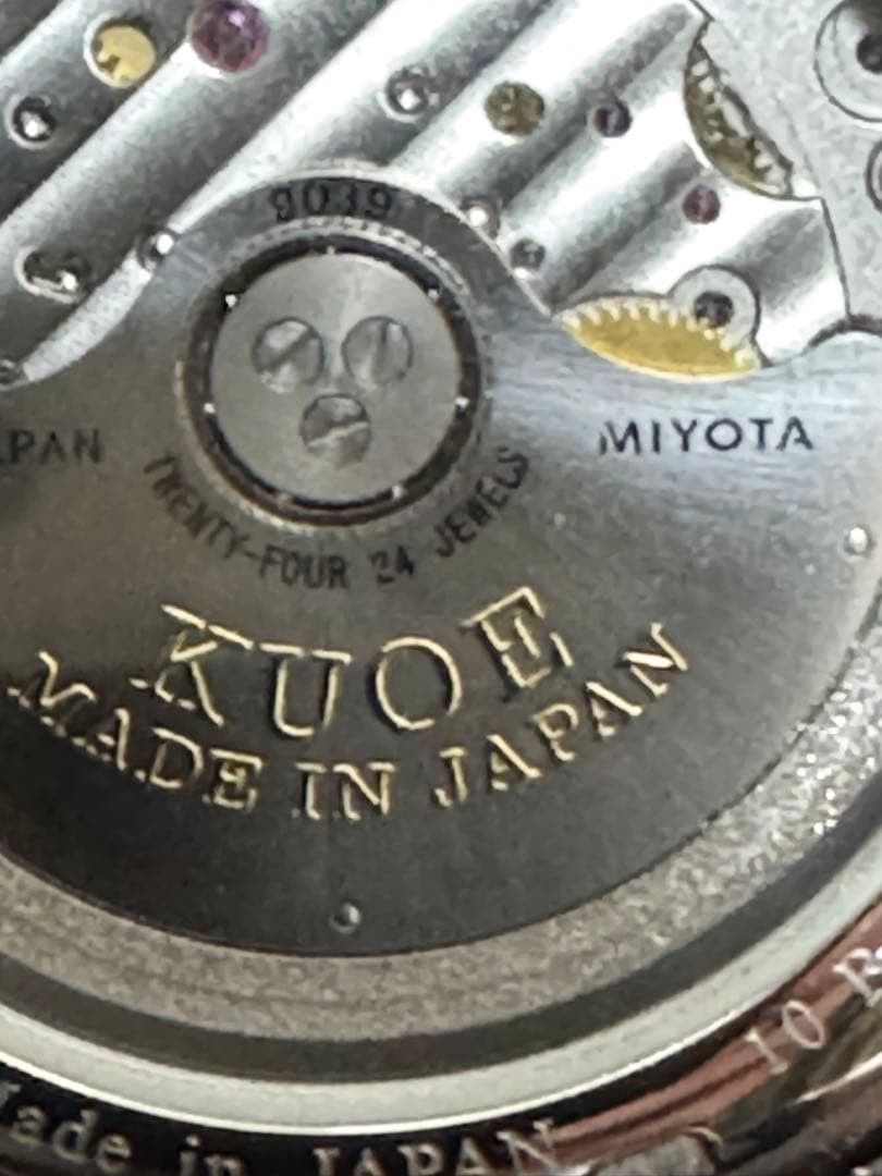 KUOE Royal Smith 90-006 Automatic Watch 35mm Ivory Dial Sapphire Glass